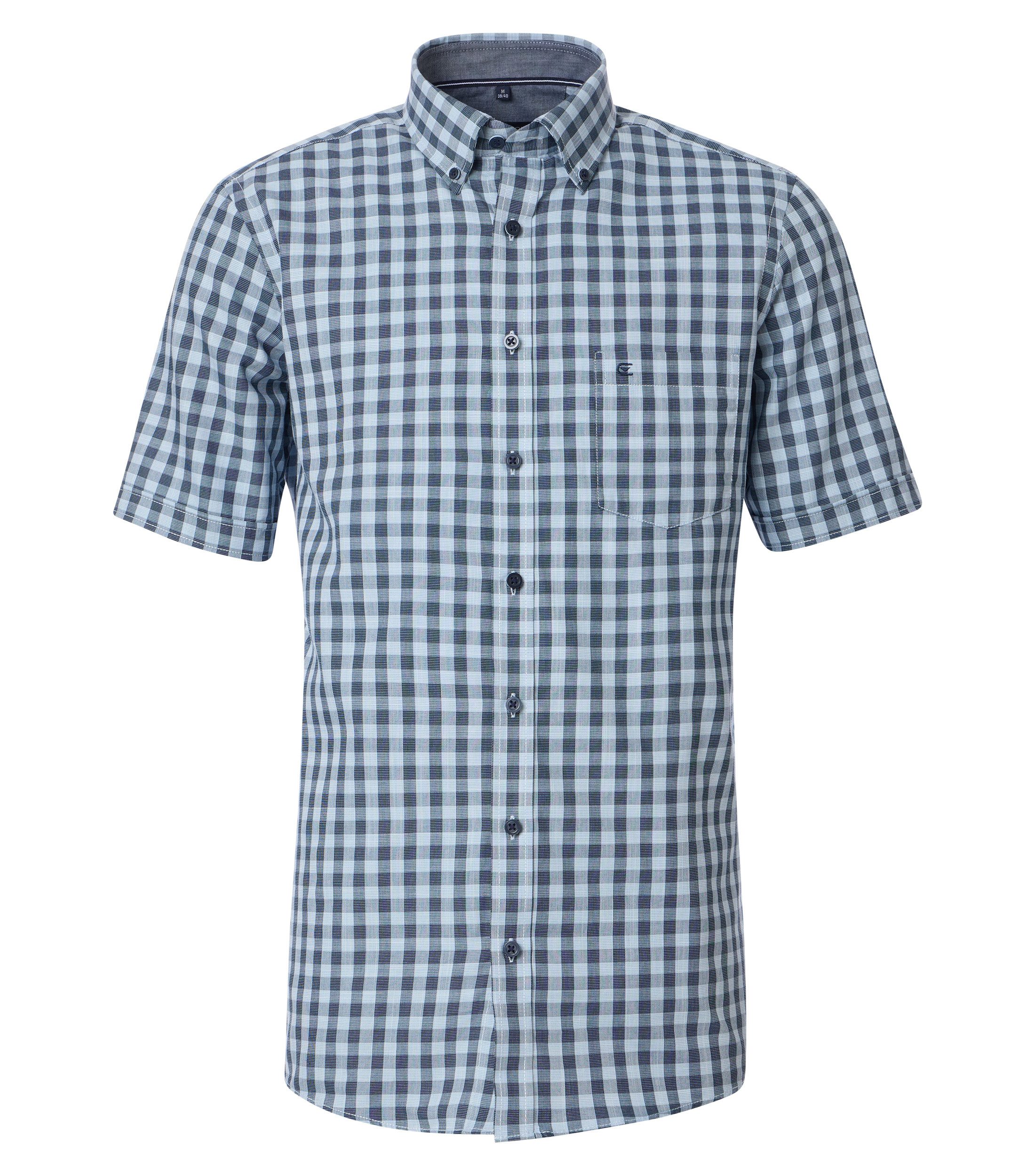 CASAMODA Kurzarmhemd CASAMODA Freizeithemd Kurzarm kariert