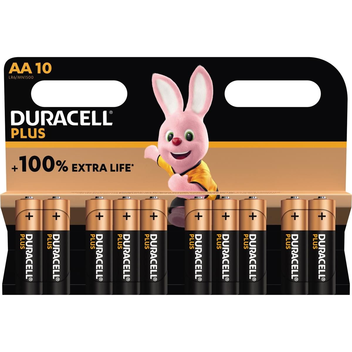 Duracell Duracell Batterie Plus NEW - AA (MN1500/LR06) Mignon 10St. Akku