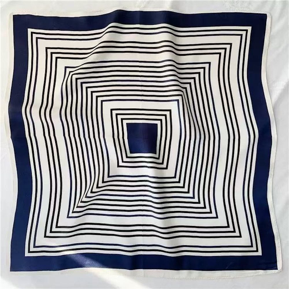 LK Trend & Style Modetuch Quadratisches Tuch 70x70 Seideneffekt, (Hochwertiges Muttertag Geschenk), Seidenoptik, leicht, weich und fließend