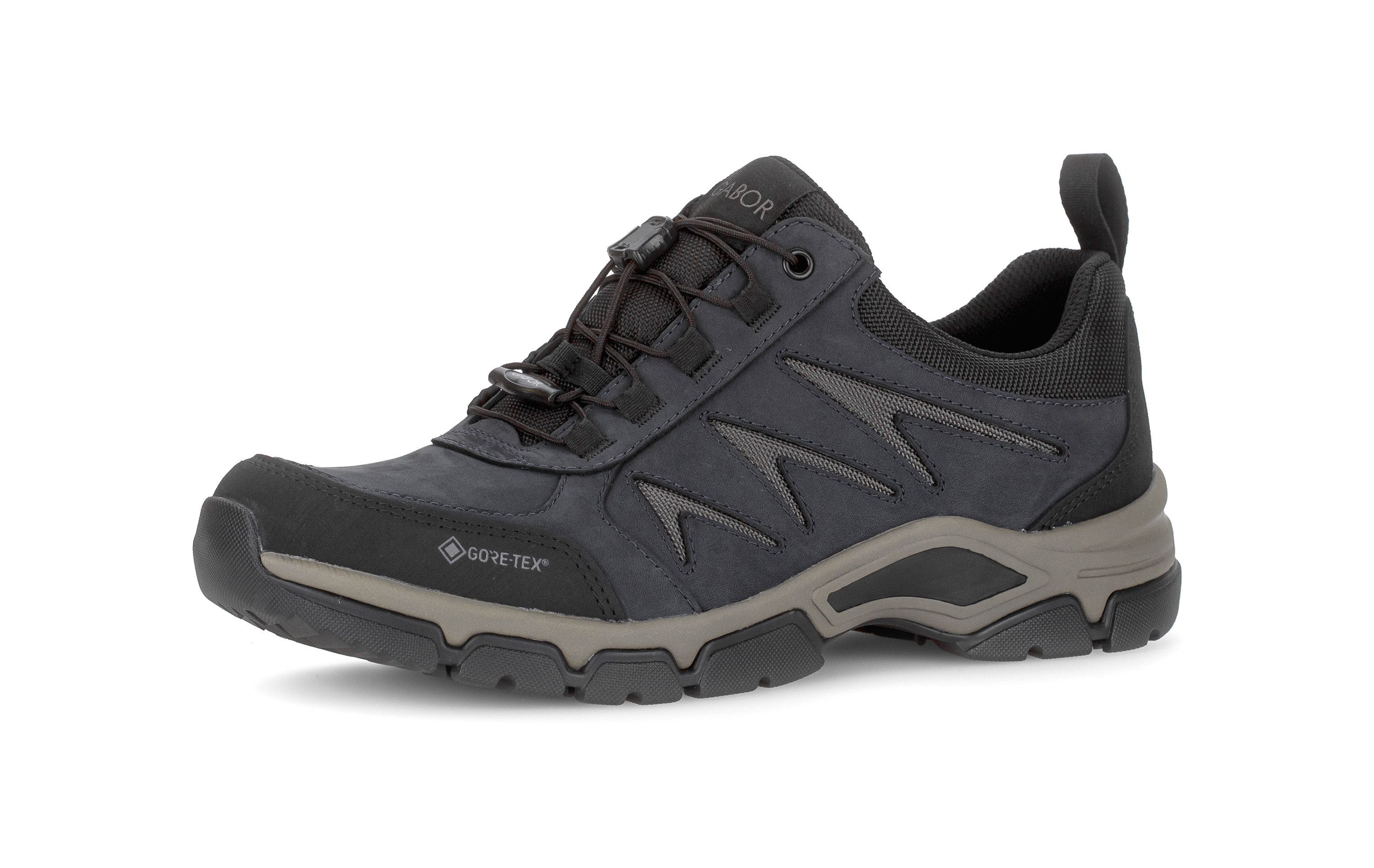 Gabor Sneaker Schnürer, Freizeitschuh mit GORE TEX-Memmbran, Weite G