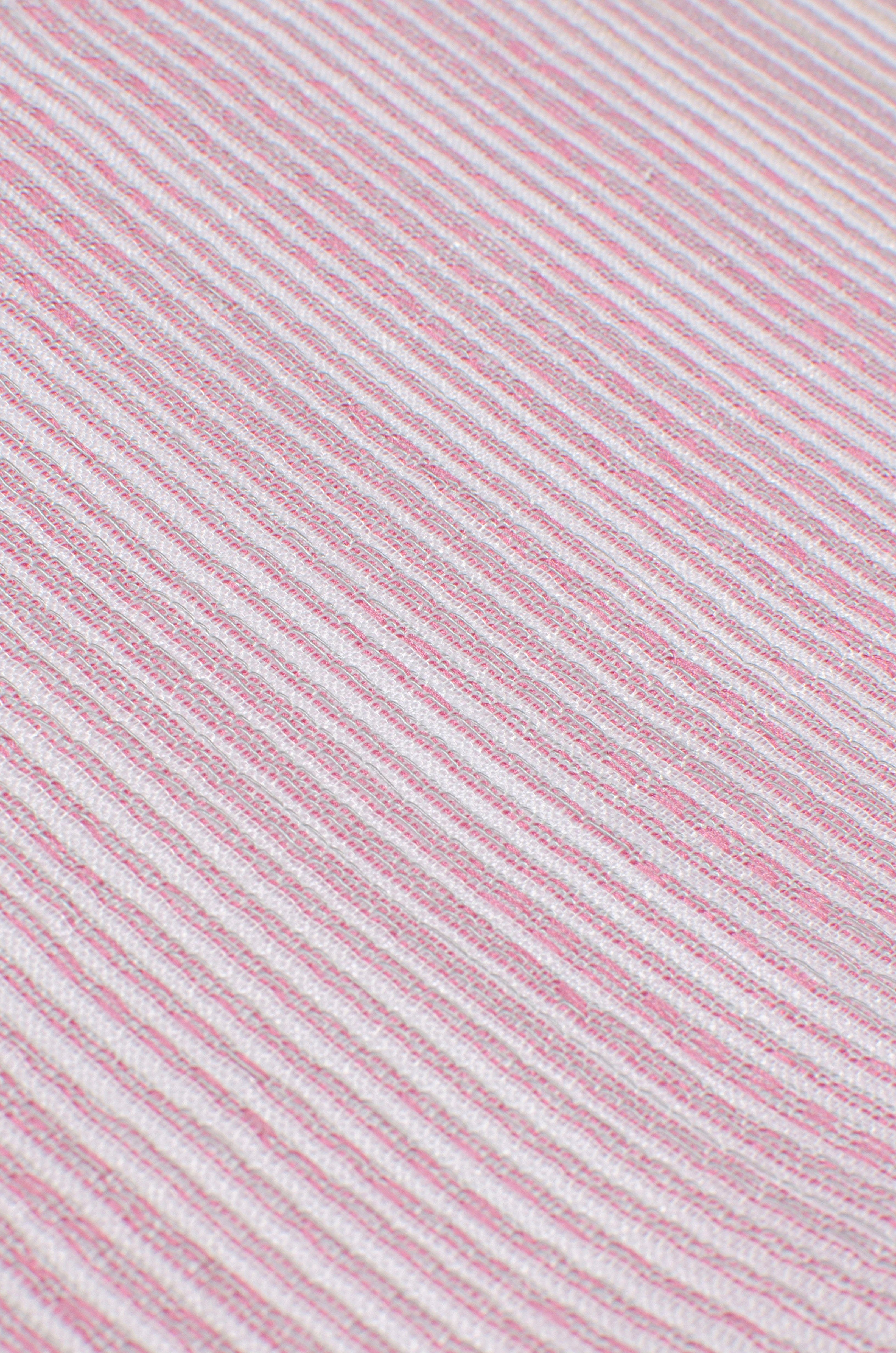 Vorhang Rocco, Neutex for you!, mit Schal halbtransparent, verdeckten (1 Schlaufen rosé Jacquard, St), Multifunktionsband