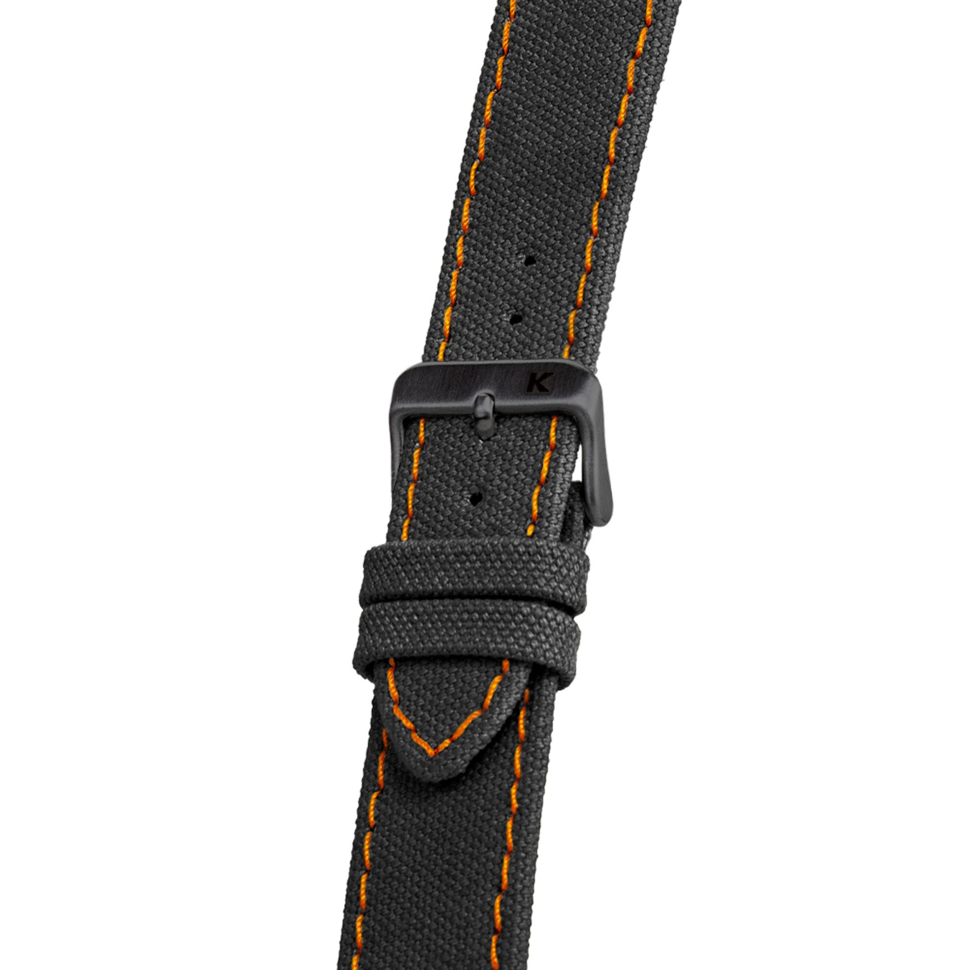 Kienzle Quarzuhr REISEN Quarz Chrono Armbanduhr schwarz-orange