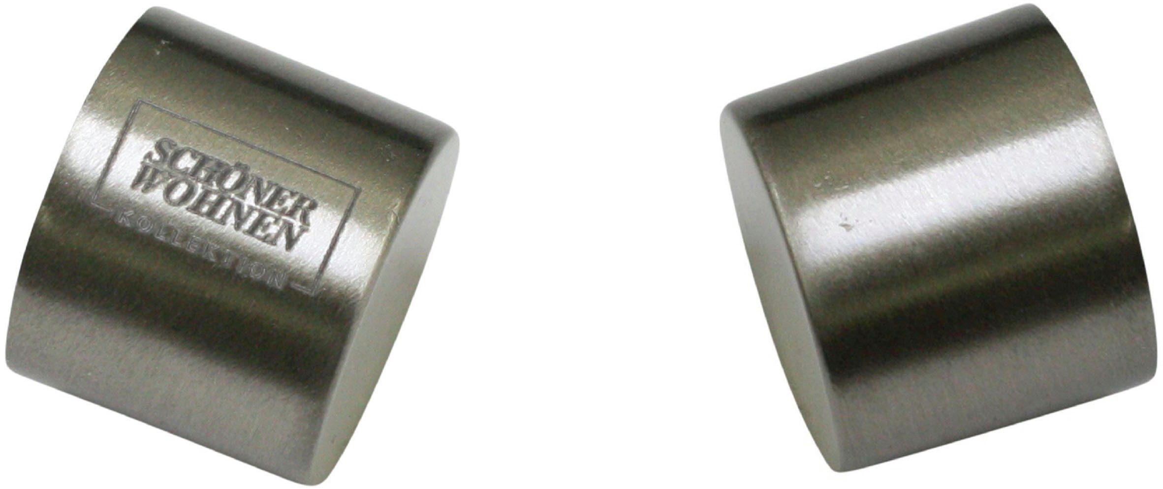 SCHÖNER WOHNEN-Kollektion Карнизи-Endstück Endkappe für Ø 20 mm, (2-St), Serie Einzelprogramm Leon Ø 20 mm