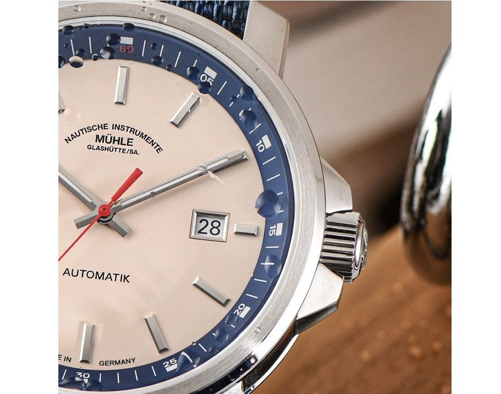 Nautische Instrumente Mühle Glashütte/Sa. Automatikuhr Herrenuhr günstig online kaufen
