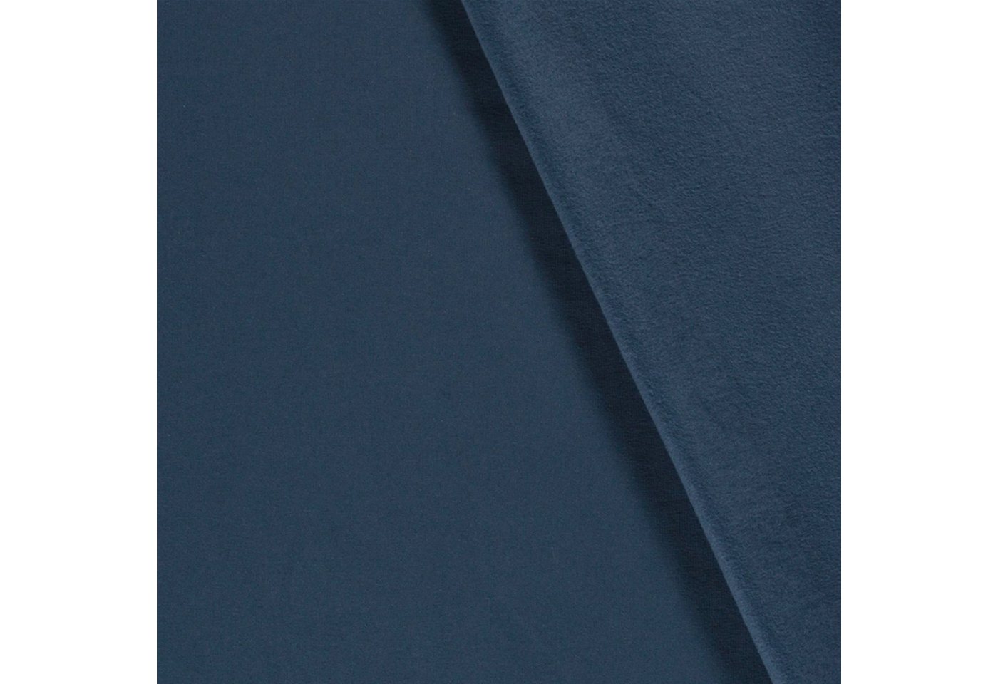 Thumbnail - Leinen Lodge OhG Stoff Sweat Meterware, Sweatstoff dehnbar, Jersey angeraut *Ab 50cm, Für Babys geeignet