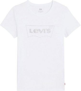 Levi's® Rundhalsshirt THE PERFECT TEE mit Logo im Metallic-Holo Print
