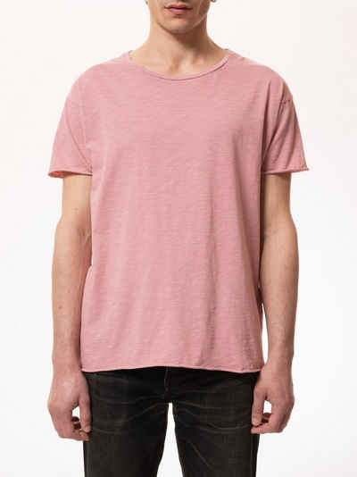 Nudie Jeans T-Shirt »Roger Slub Paper Pink« (1-tlg)