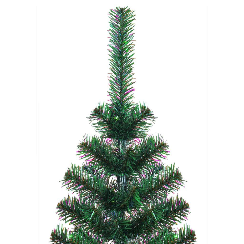 furnicato Künstlicher Weihnachtsbaum PVC Spitzen 240 Grün Schillernde cm
