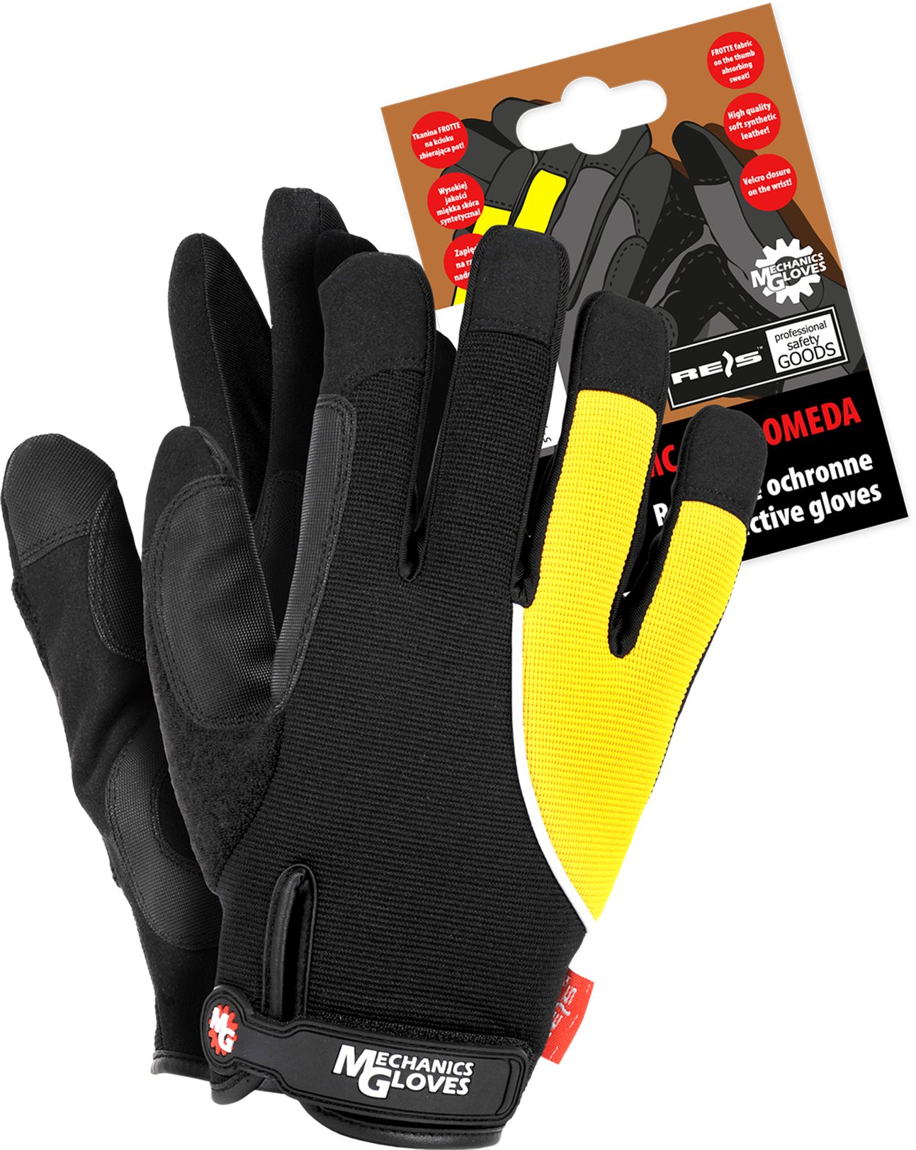 Leder-Arbeitshandschuhe Schutzhandschuhe Kunstleder Arbeitshandschuhe Leder Gr. L