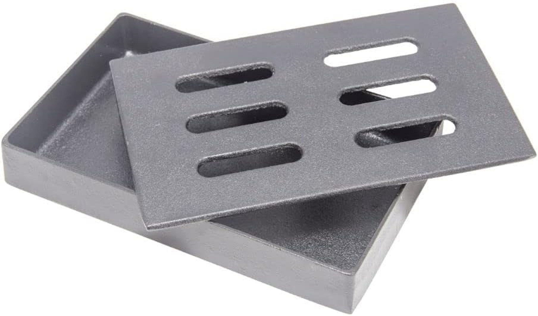 Char-Broil Räucherbox Gusseisen grau, 140551, Gasgrill, Smokerbox