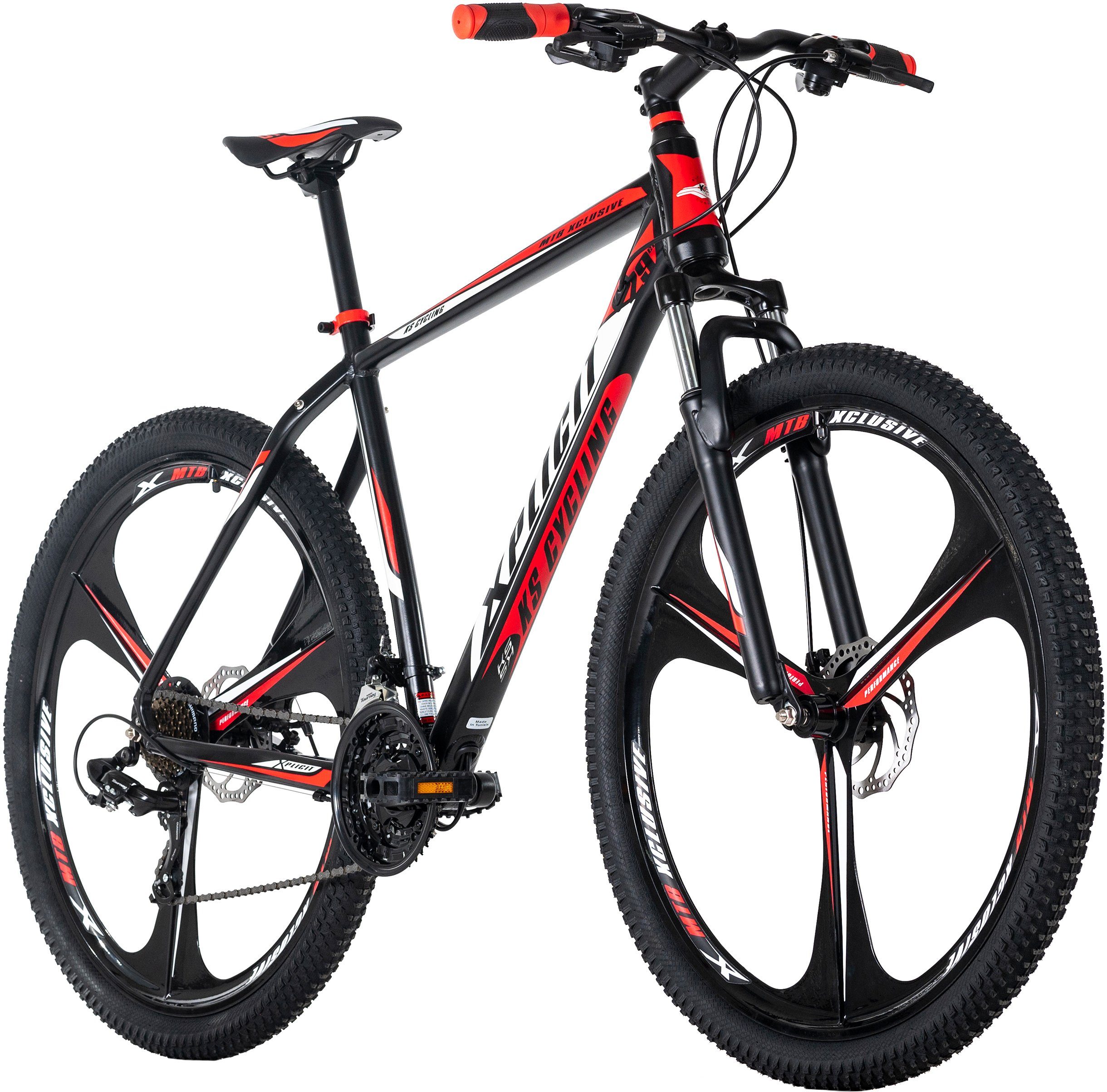 Thumbnail - KS Cycling Mountainbike Xplicit, 21 Gang Shimano Tourney Schaltwerk, Kettenschaltung, für Herren, Kettenschaltung