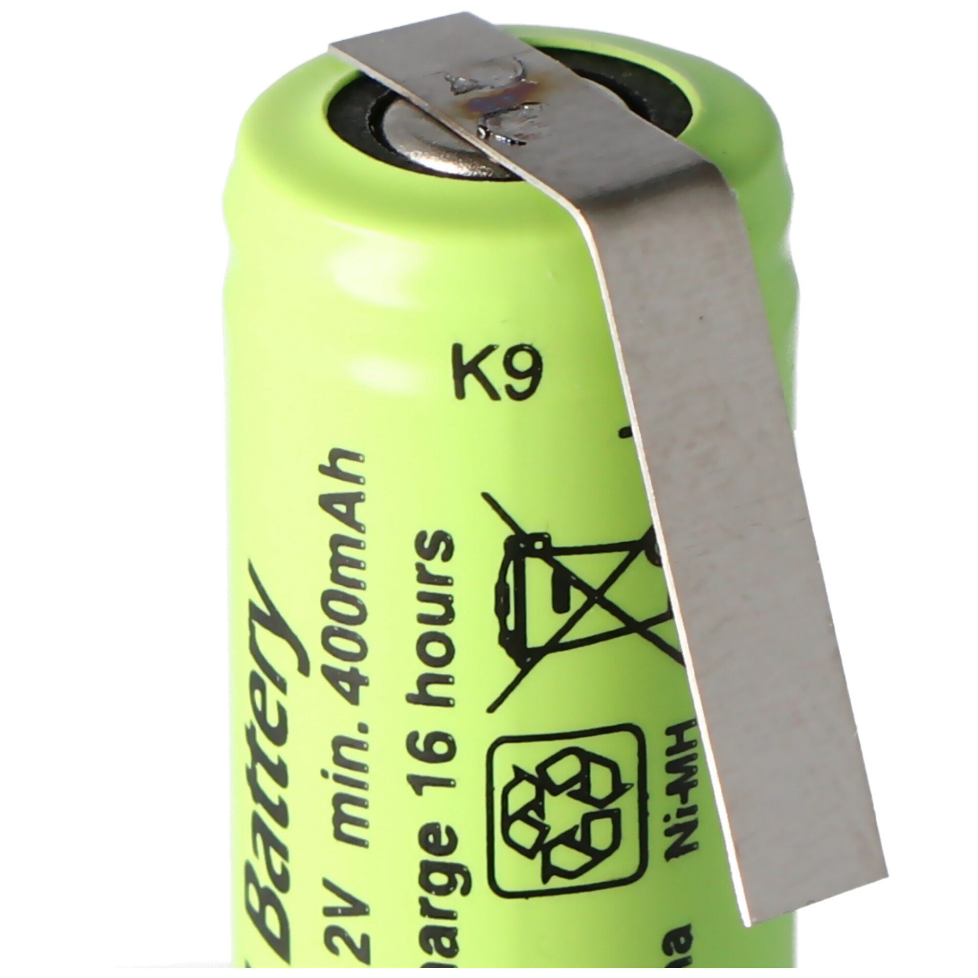 GP Batteries Akku 2/3AAA Z-Form Size 400 Lötfahne (1,2 Akku mit GP40AAAM mAh GP V) NiMH