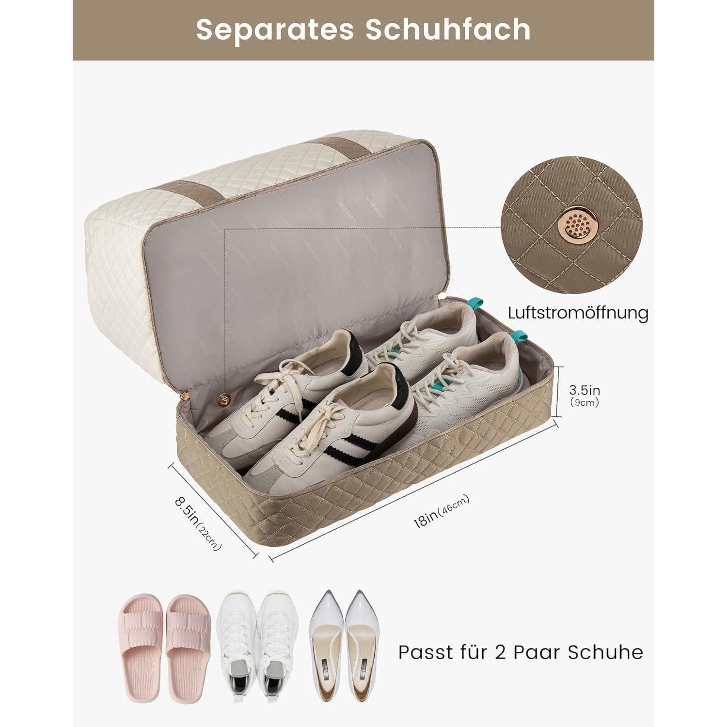 LuxusKollektion Reisetasche Reisetasche Damen Weekender Sporttasche günstig online kaufen