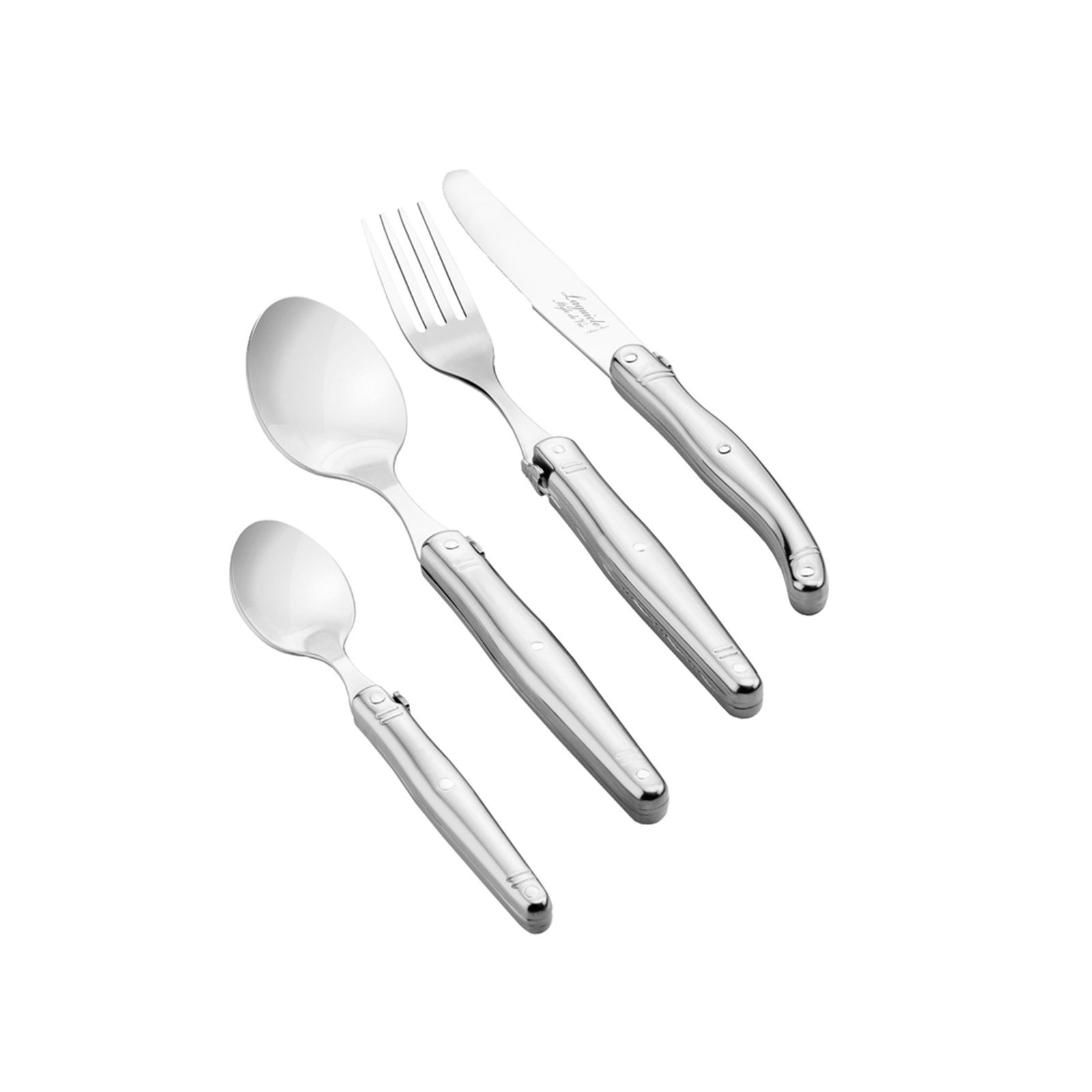 Laguiole Style de Vie Besteck-Set LAGUIOLE STYLE DE VIE BESTECKSET "PREMIUM LINE", 24 teilig, Farbe: E, Edelstahl