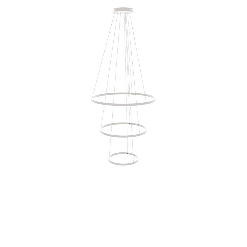 s.luce Pendelleuchte LED 3er-Ring Подвесные светильники Kombination Zentrisch Weiß, Warmweiß