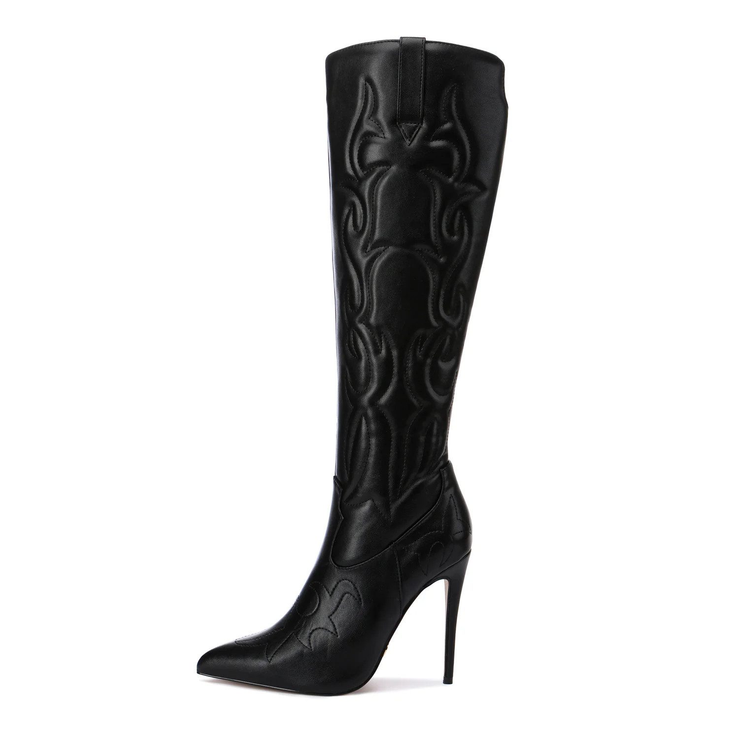 Giaro ELDORA Ковбойские 11 cm Absatzhöhe, Intarsien Detailmuster, veganes Leder