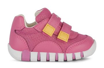 Geox B IUPIDOO GIRL A Lauflernschuh Sneaker, Babyschuh mit softer Lederinnenausstattung