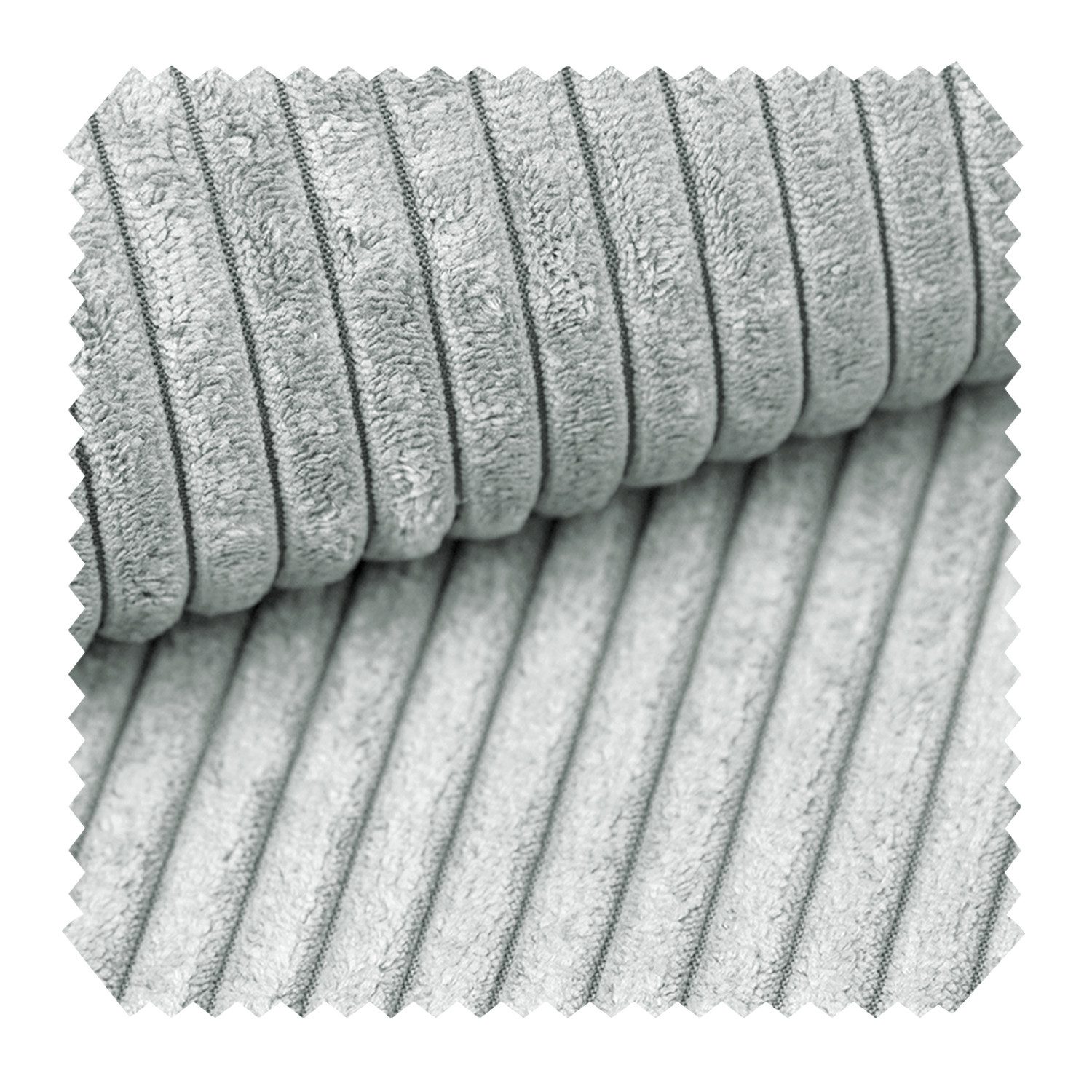 novely® Stoff PORTO - Polsterstoff in Breitcord-Optik - Ultraweicher Möbelstoff, Samtige Haptik, Reißfest, Fusselfrei, Robust, Meterware, 1lfm