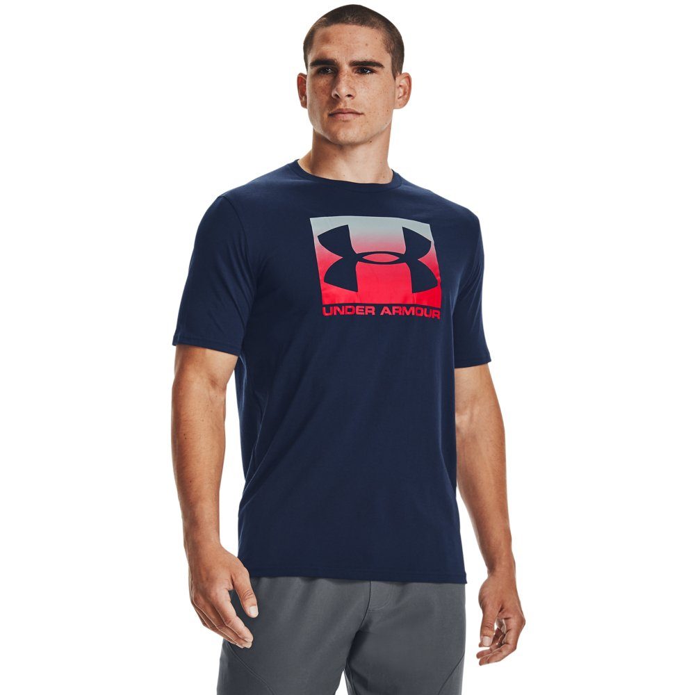 SHORT Armour® SPORTSTYLE SLEEVE BOXED marine T-Shirt UA Under