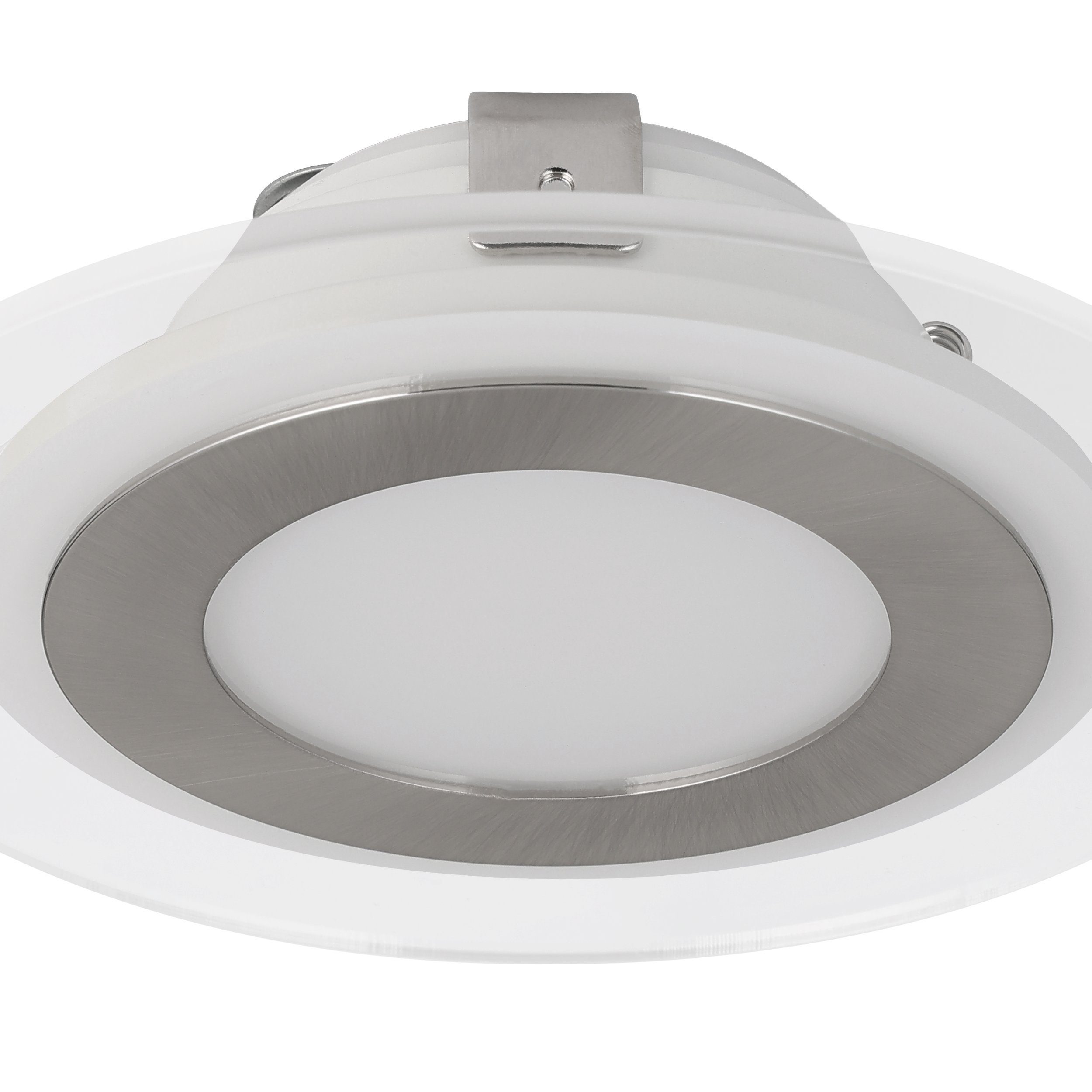 EGLO LED Einbauleuchte LED Ø LED 1, Leuchtmittel cm LED Pineda Spot, 14,5 inklusive, Einbaustrahler Einbauleuchte, flach