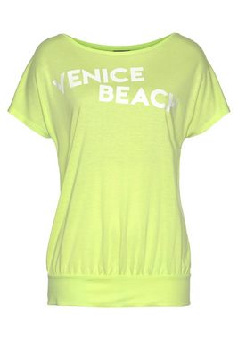 Venice Beach Kurzarmshirt mit Logodruck vorne, T-Shirt, Strandshirt, sportlich-sommerlich