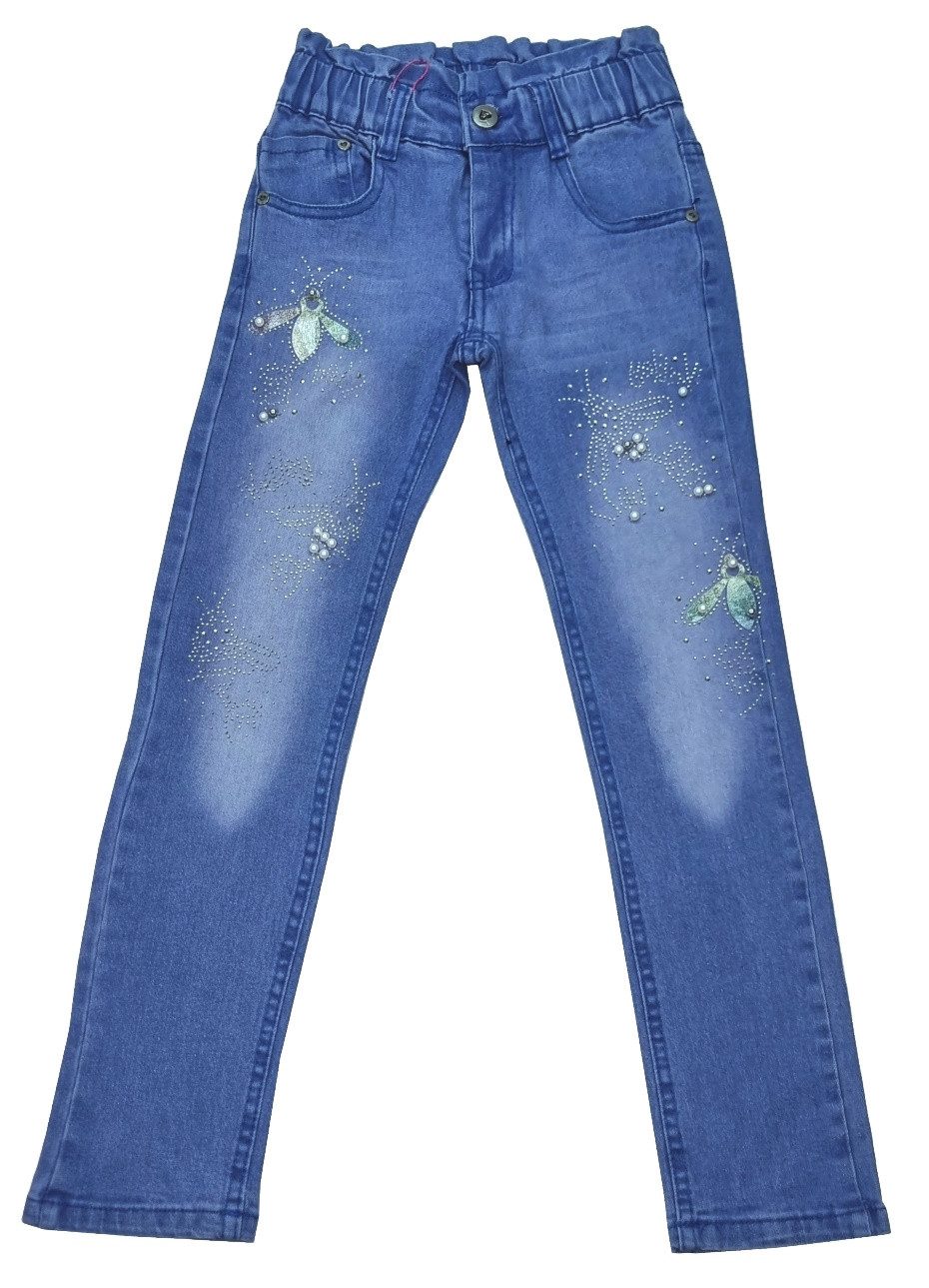 Girls Fashion Stretch-Jeans Mädchen Jeans Hose Stretch, M62e