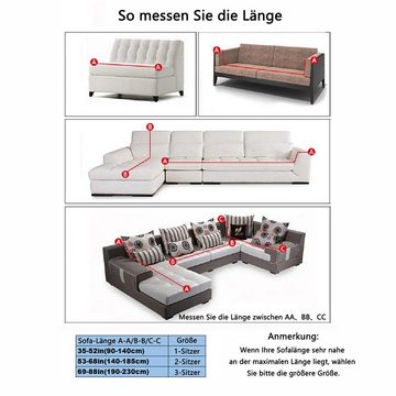 Sofabezug Sofa Sitzkissenbezug Stretch Sofabezug, rutschfest Sofa Überzug, Juoungle