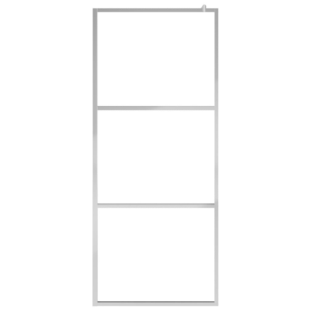 vidaXL Duschwand Duschwand für Begehbare Dusche mit Klarem ESG-Glas 80x195 cm