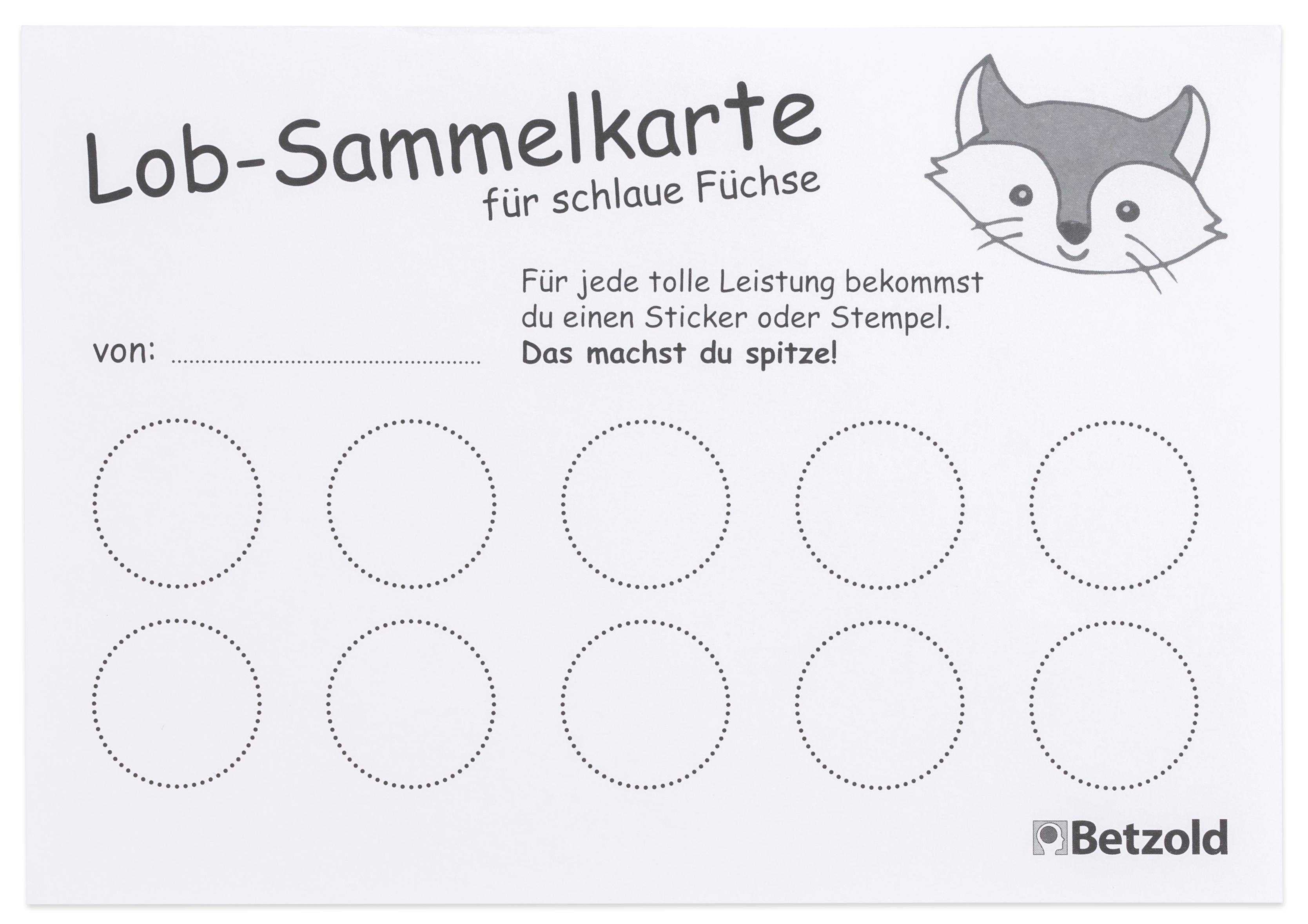 Betzold Notizblock Lob-Sammelblock, DIN A6, 90 Blatt – Belohnungssystem Kinder