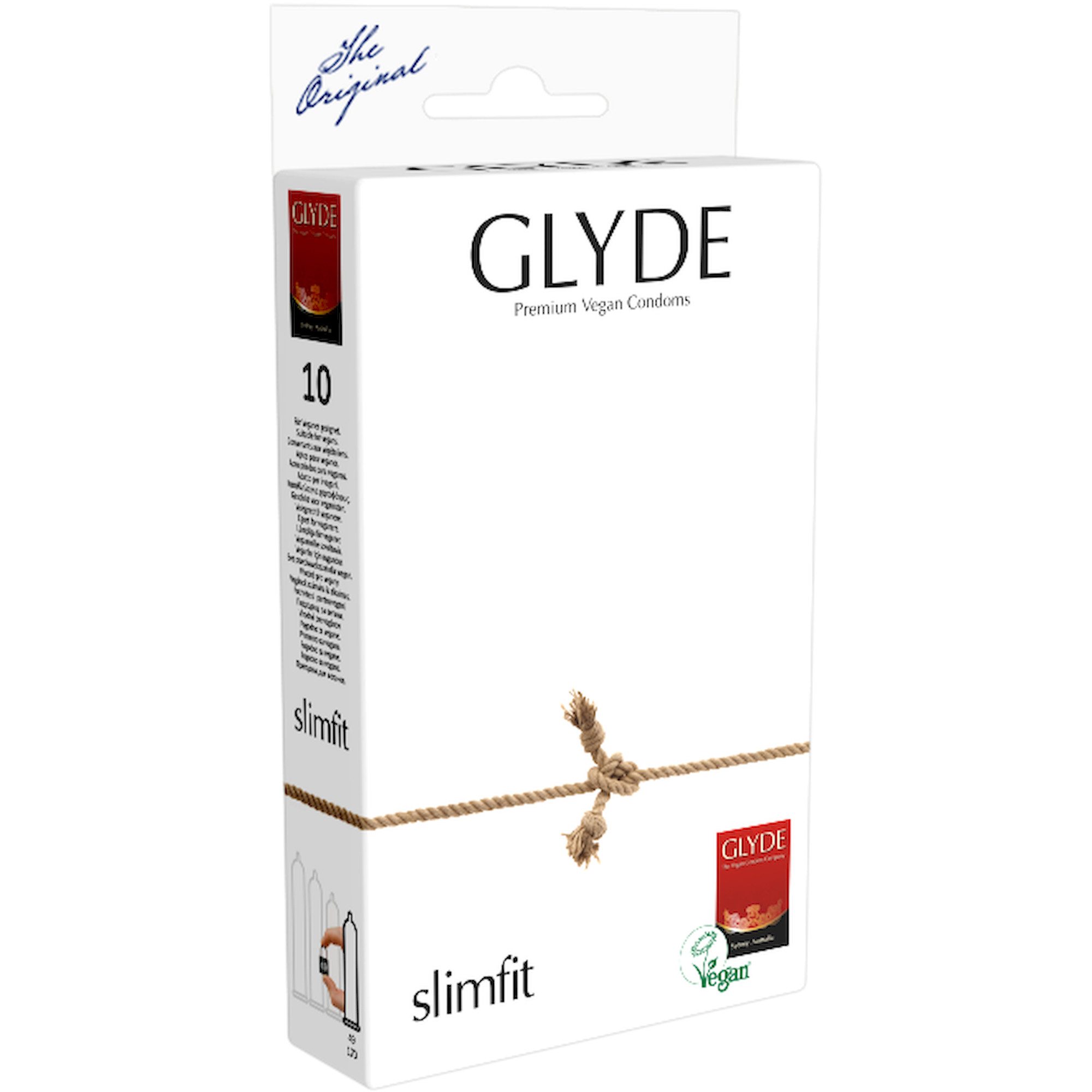 Glyde Kondome Glyde Ultra Single: Slimfit, 10 vegane Kondome (XS)