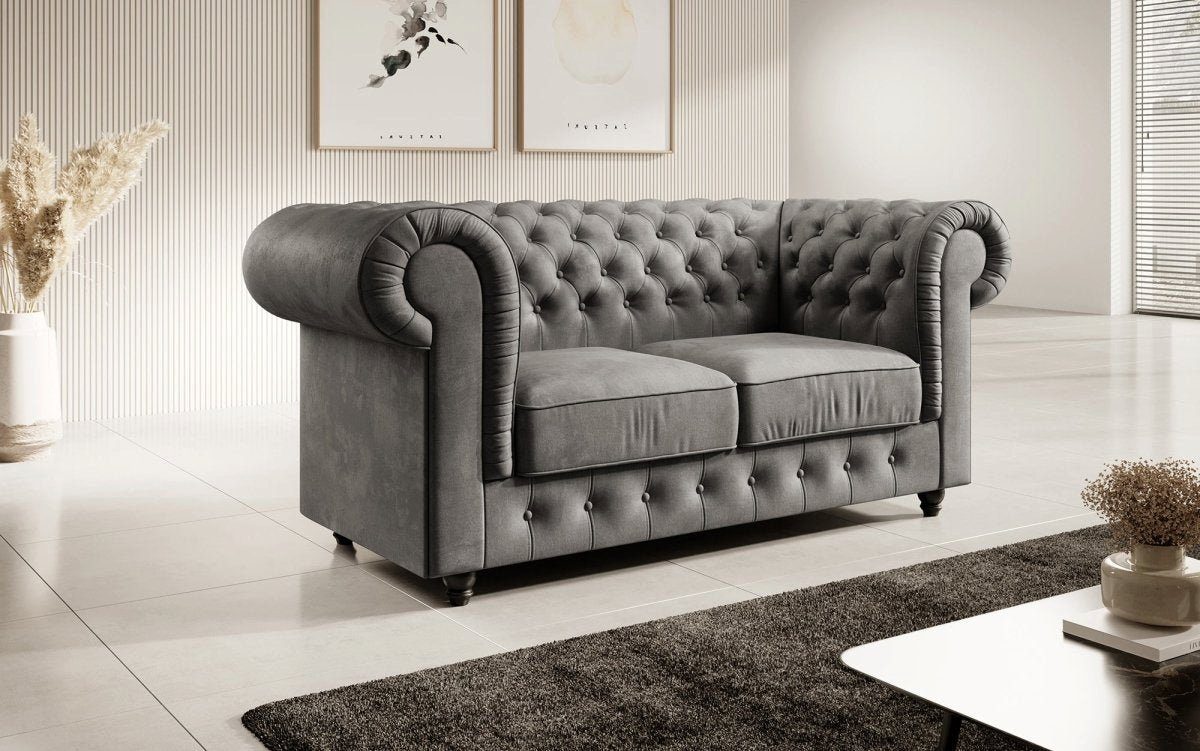 Luxusbetten24 Sofa Grau