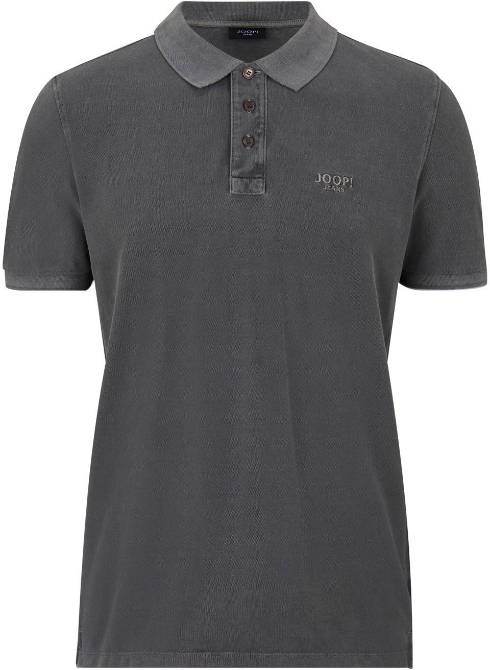 Jeans Joop JJJ-02Ambrosio grey dark Logostickerei Poloshirt mit