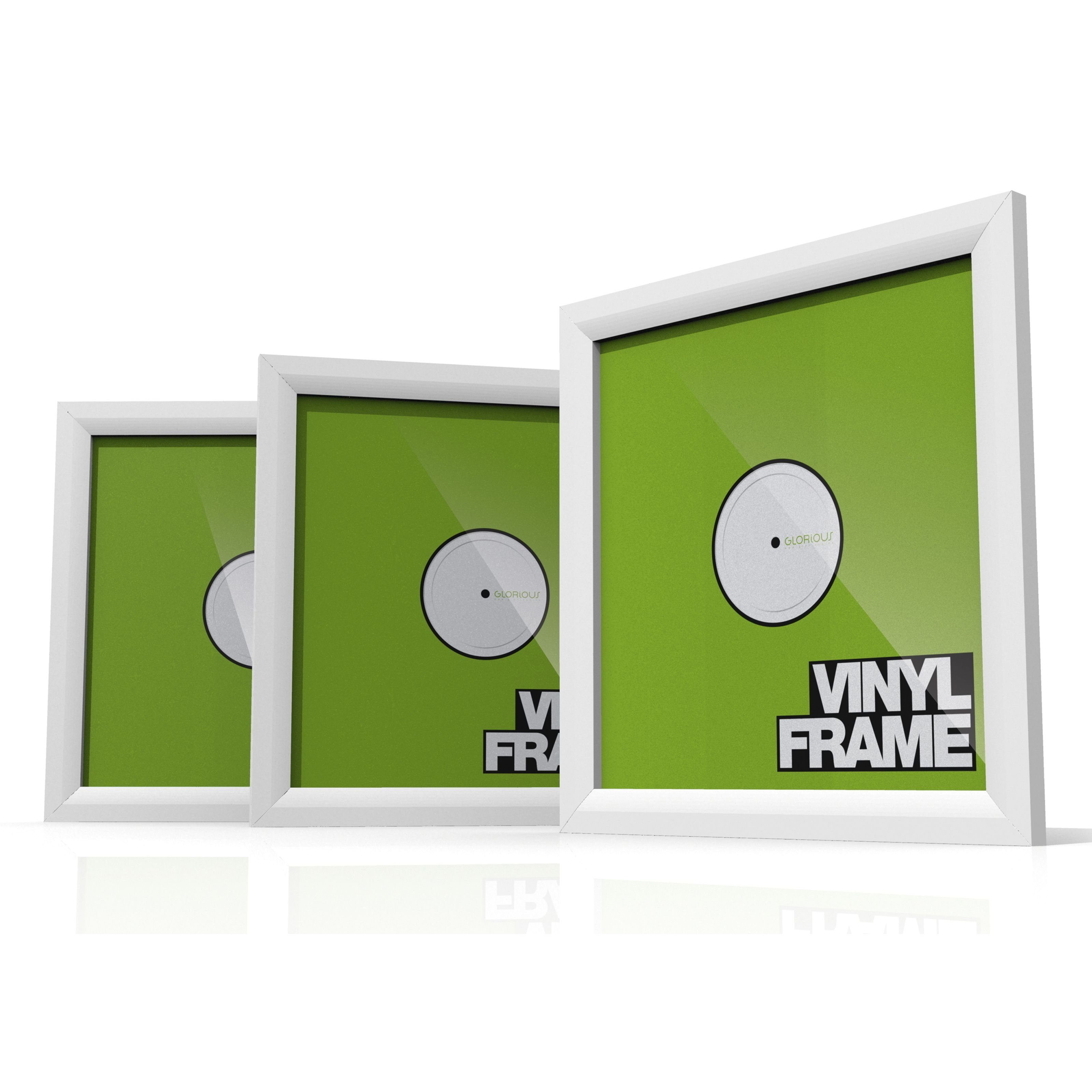 GLORIOUS Mischpult, (Vinyl Frame Set white, DJ-Möbel, Vinyl Aufbewahrung), Vinyl Frame Set 12" White - Vinyl Aufbewahrung