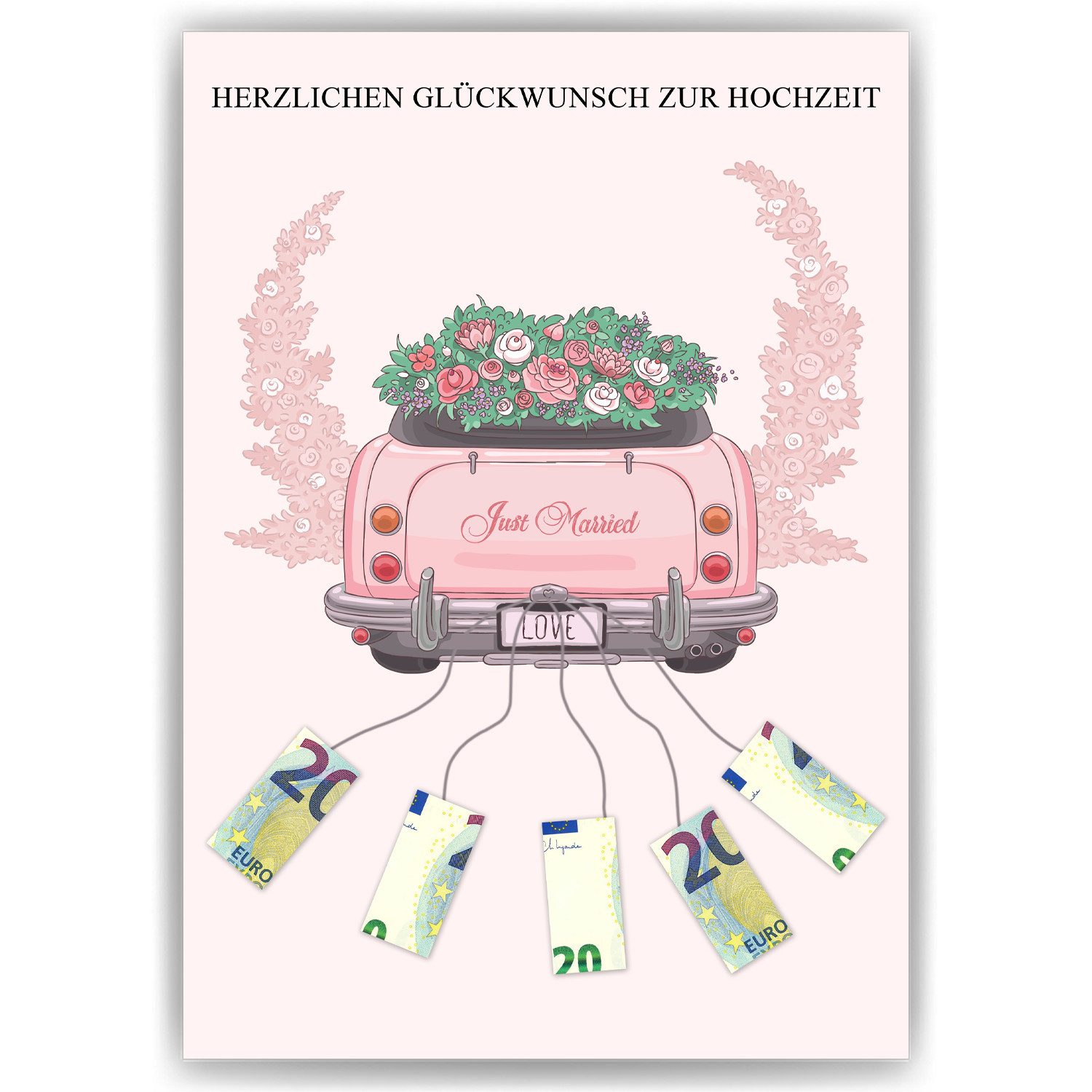 Tigerlino Poster Geldgeschenk zur Hochzeit Geschenk günstig online kaufen