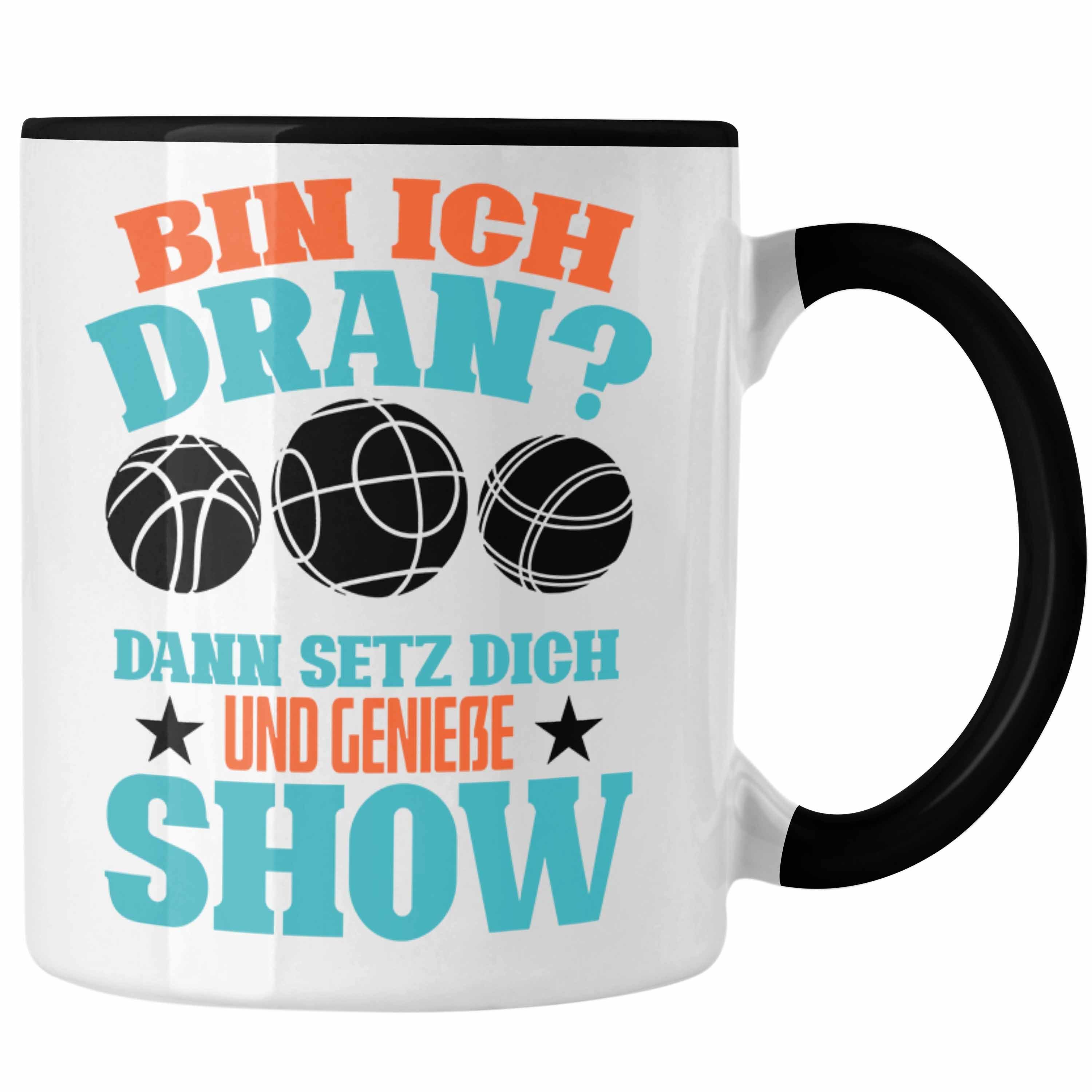 Show" Dran Trendation Ich Dich Ges Und Boule Dann Genieße Schwarz Setz Tasse Hin Die "Bin Tasse