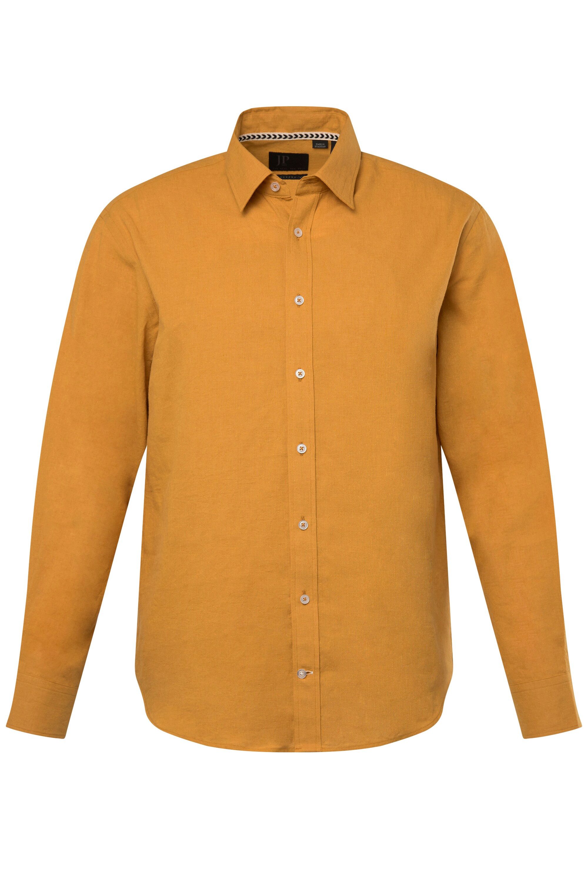 JP1880 Businesshemd Hemd Langarm Leinenmix Kentkragen günstig online kaufen