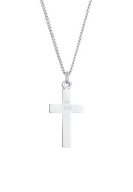 Elli Kette mit Anhänger Kids Kreuz Symbol Kommunion 925 Silber, Kreuz