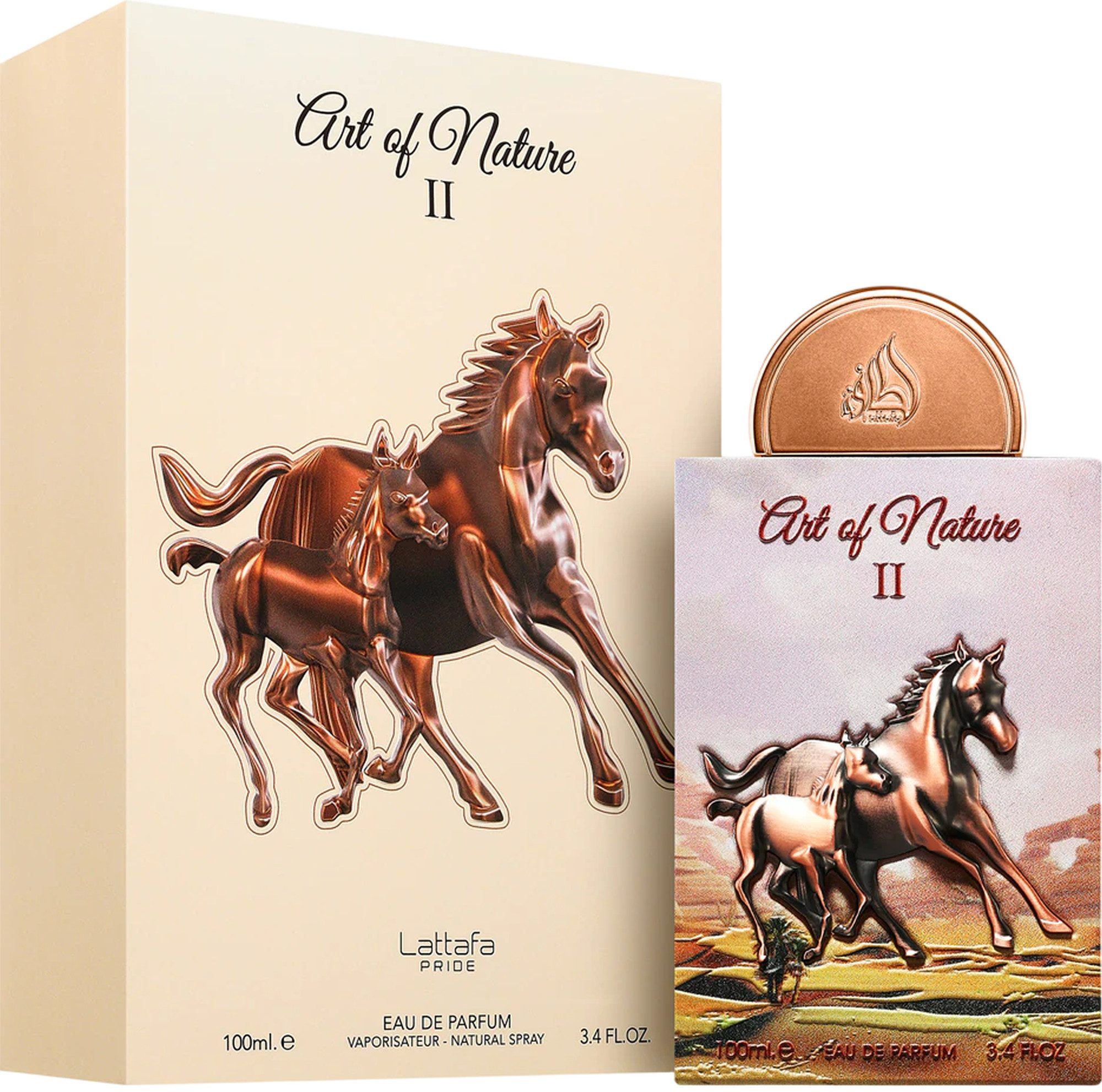 Lattafa Eau de Parfum Pride Art Of Nature II Damen & Herren Unisex EDP Spray, LATTAFA, Damenparfüm, Glasflakon, Herrenparfüm, Unisexduft