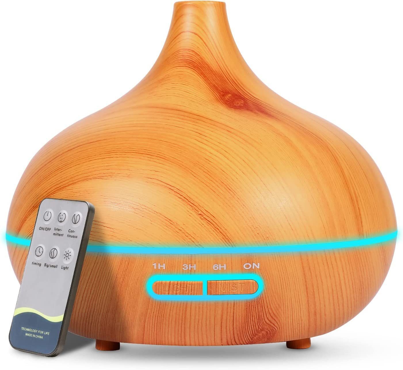 Luftbefeuchter Aroma Diffuser,Luftbefeuchter 400ml Aroma Ultraschall Vernebler