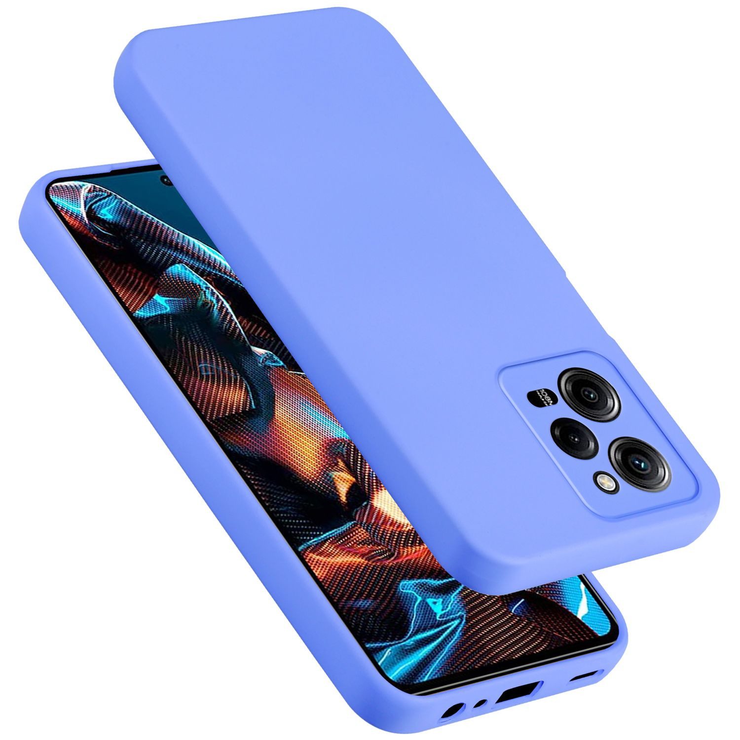 Cadorabo Handyhülle für Xiaomi Poco X5 Pro 5G Hülle Xiaomi Poco X5 Pro 5G, Flexible Hülle TPU Silikon Schutzhülle Back Cover Case