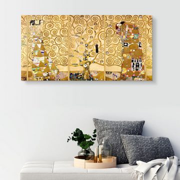 Posterlounge XXL-Wandbild Gustav Klimt, Der Lebensbaum (komplett), Schlafzimmer Malerei
