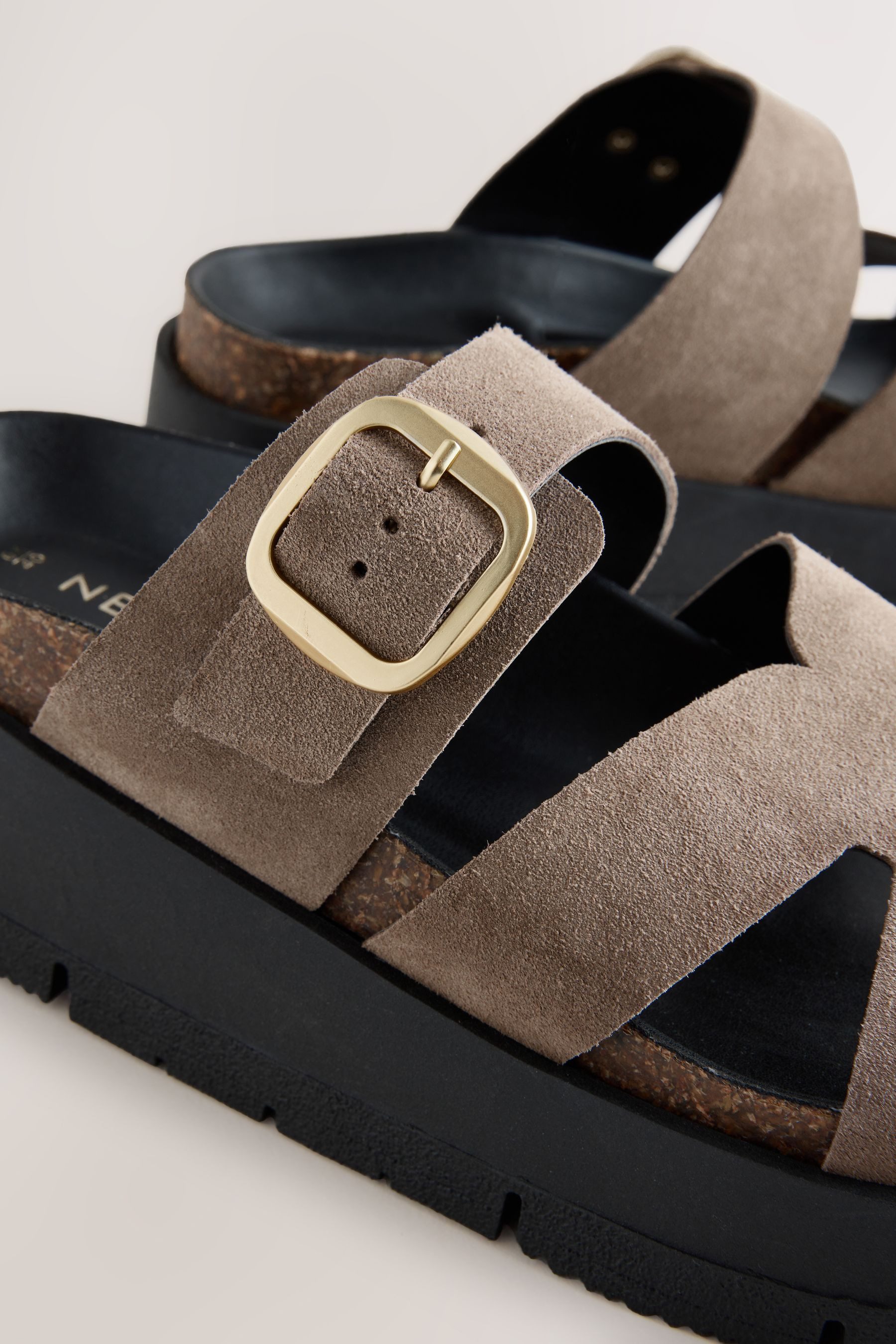 Next Forever Comfort® Keilabsatzschuh mit Riemen Pantolette (1-tlg)