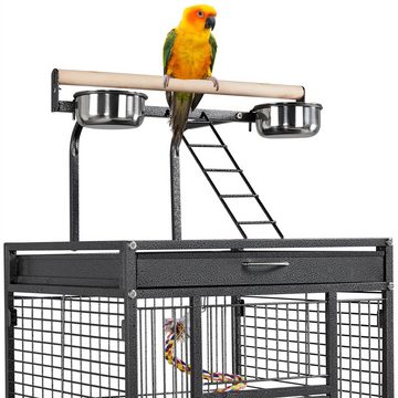 Yaheetech Vogelkäfig, Vogelvoliere Käfig für Wellensittich Papageien