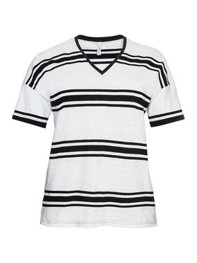 Sheego T-Shirt Große Größen in Oversized-Form, im Leinenmix