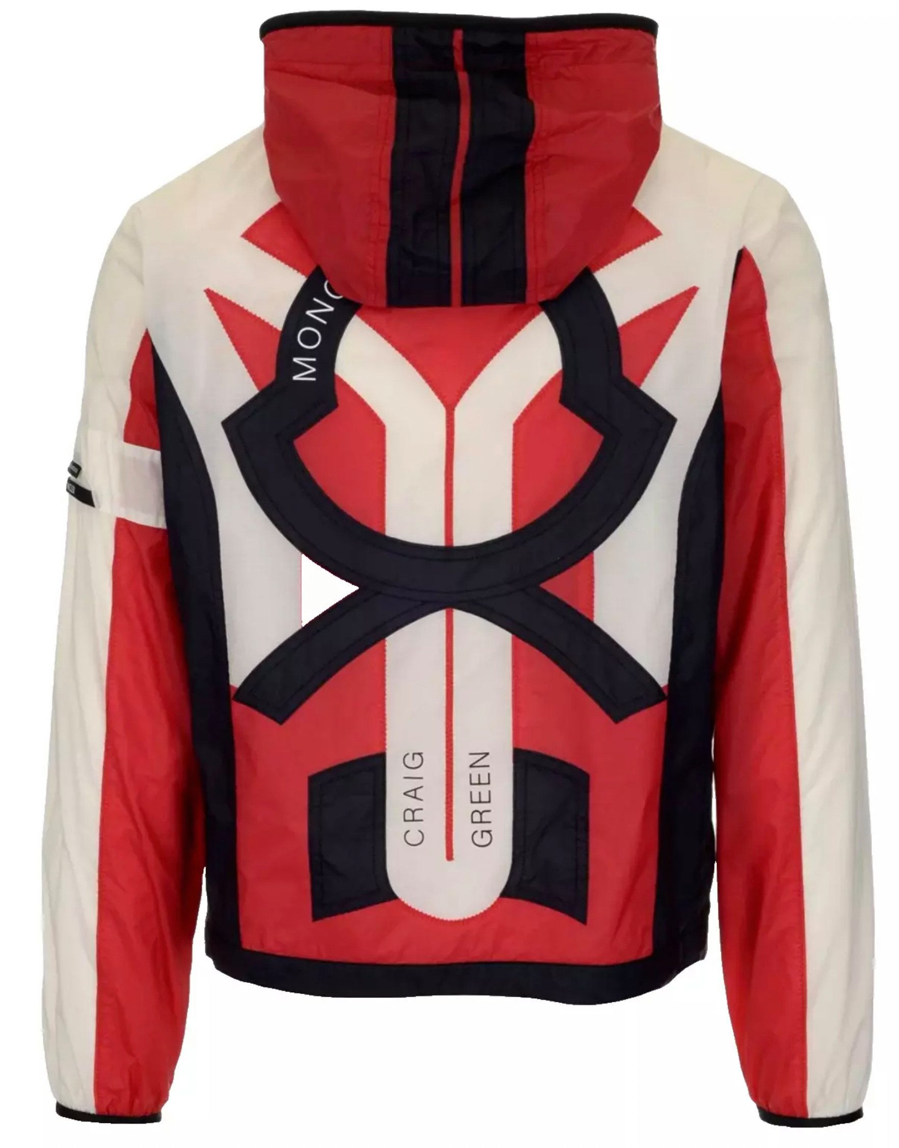 MONCLER Allwetterjacke GENIUS Craig Green Wind Parka Aus leichtem Nylon-Ripstop, wasser- und windabweisend