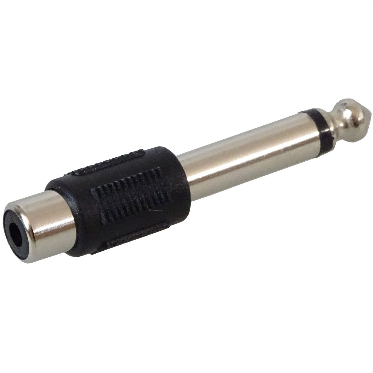 keepdrum keepdrum ADA050 Adapter RCA Cinch - 6,3 Klinke 4 Stück Audio-Adapter 6,35-mm-Klinke zu RCA, Hochwertige Verarbeitung