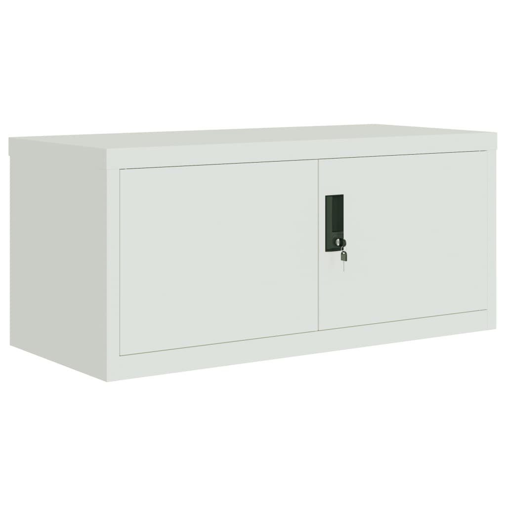 vidaXL Aktenschrank Aktenschrank Hellgrau 90x40x40 cm günstig online kaufen