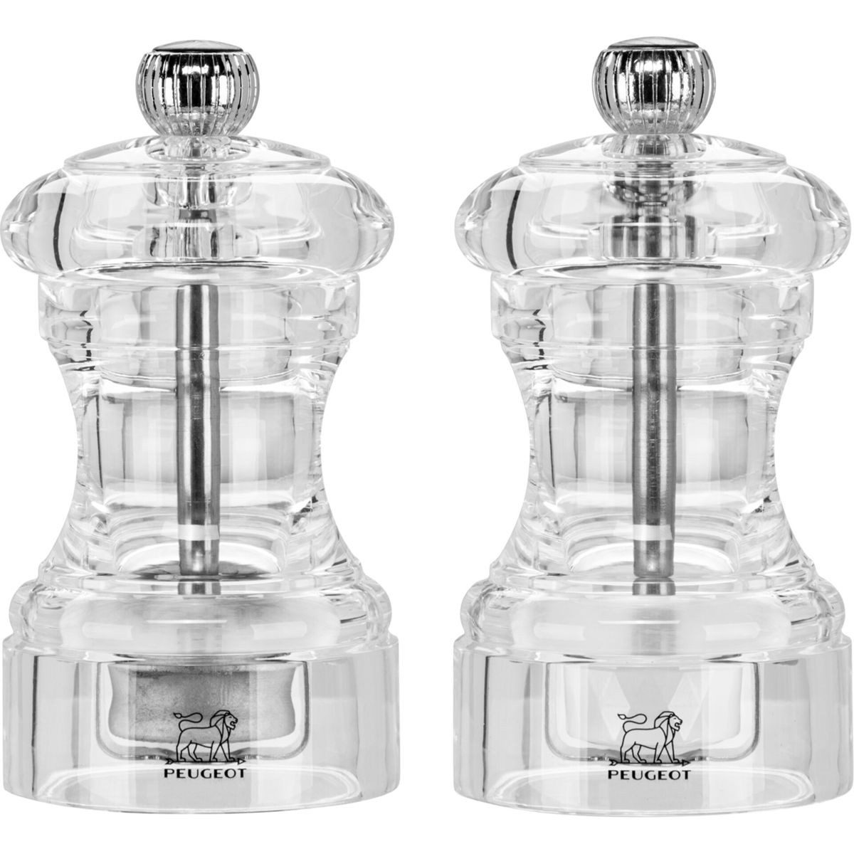 PEUGEOT Gewürzmühle Bistro Pfeffer- und Salzmühle Z 10 cm Duo ACRYL