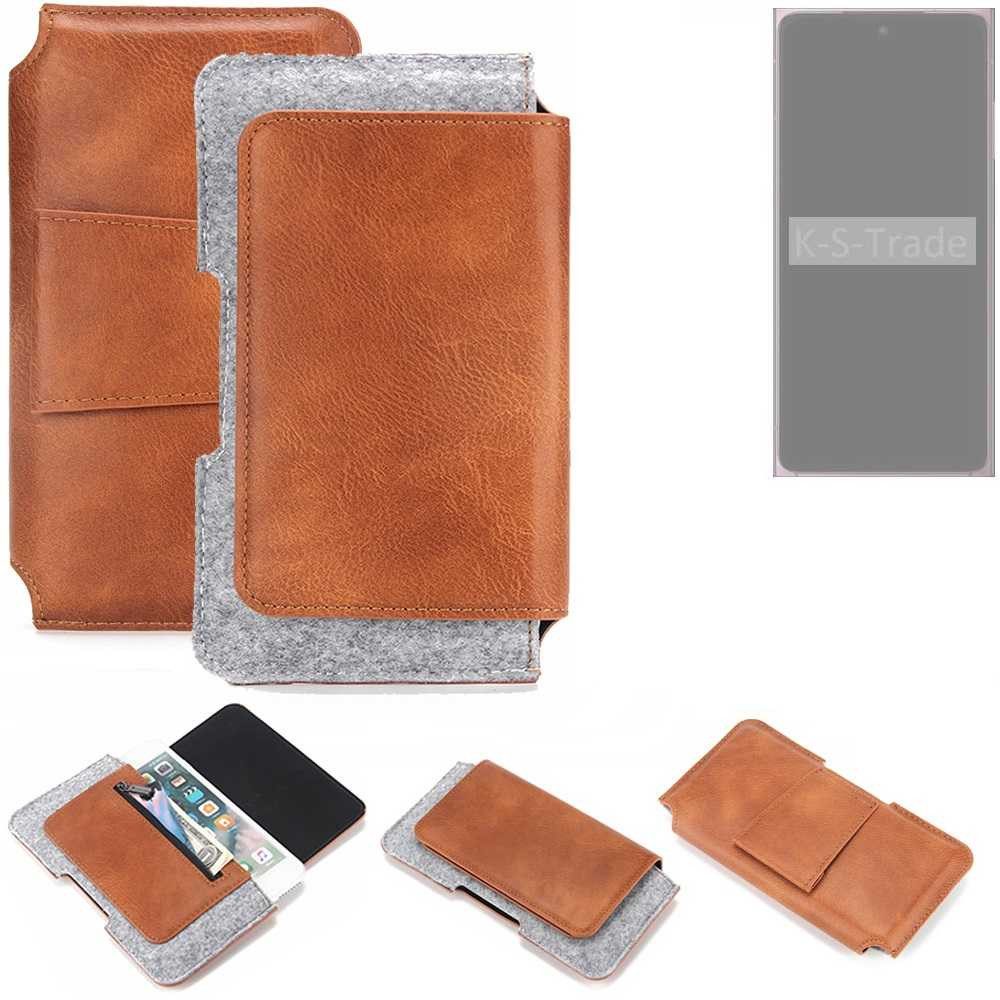 K-S-Trade Handyhülle für HMD Skyline, Handyhülle Schutzhülle Gürteltasche Holster Gürtel Tasche