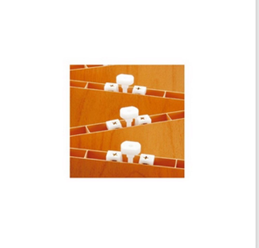 Vivaldi Falttür Schiebetür Farbe buche Fenster H. 202 cm Türbreite bis 84 cm pgl043 (1 Karton, 1-St., 1 Set), teils vormontiert